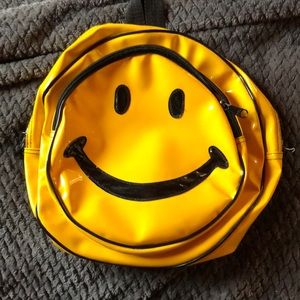 Vintage happy face backpack